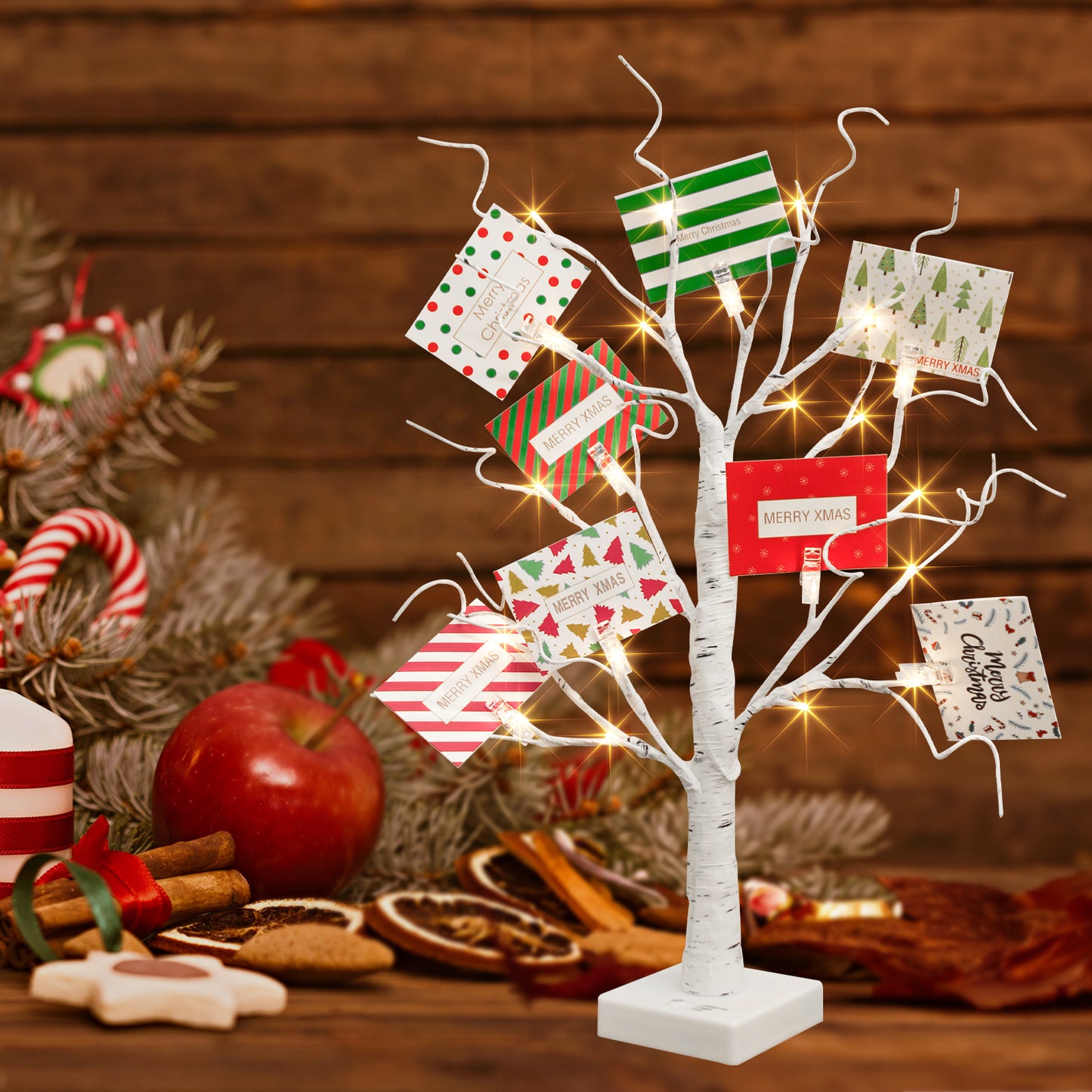 EAMBRITE Weihnachtsbaum mit Gutscheinen, Geldbaum - Geschenkhaltem