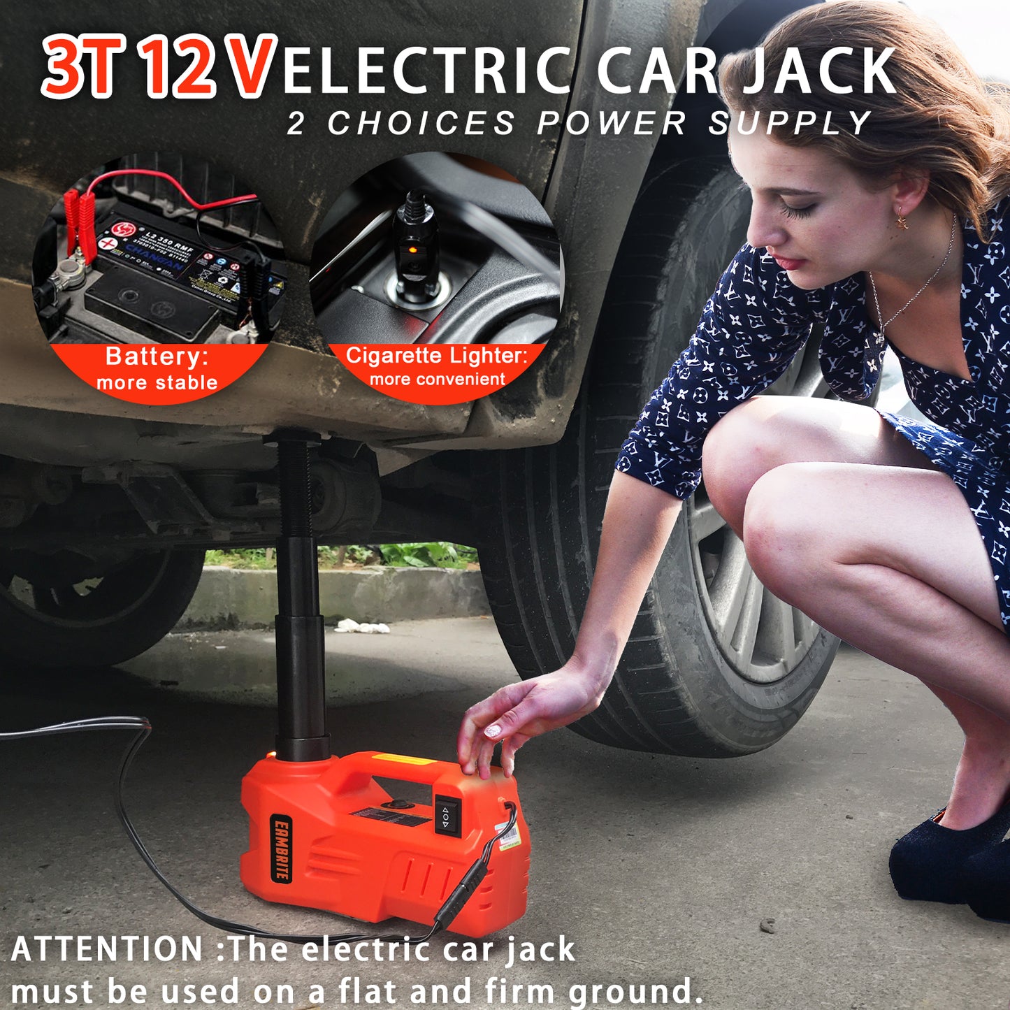 EAMBRITE 12V DC 3吨电动车