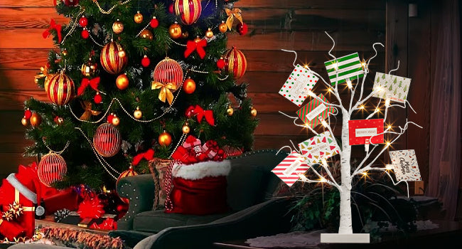 EAMBRITE Weihnachtsbaum mit Gutscheinen, Geldbaum - Geschenkhaltem