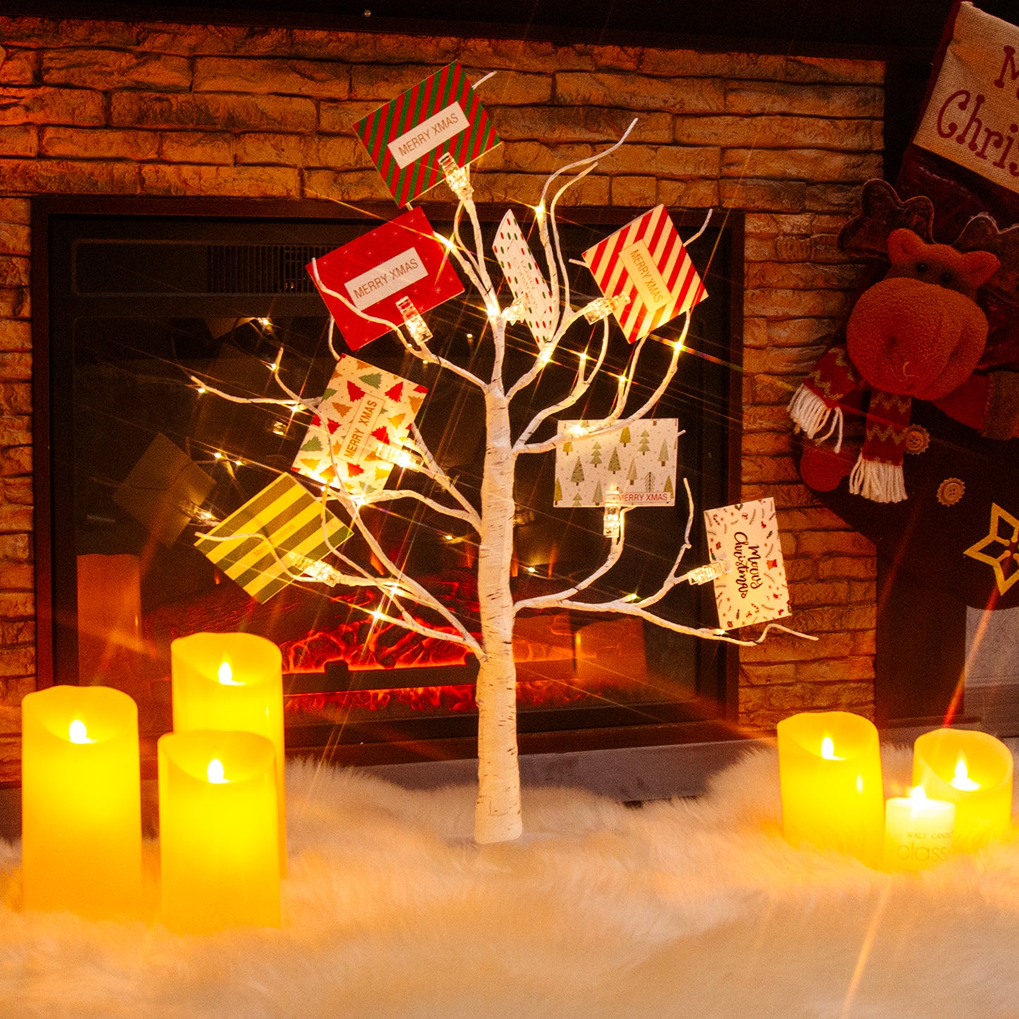 EAMBRITE Weihnachtsbaum mit Gutscheinen, Geldbaum - Geschenkhaltem