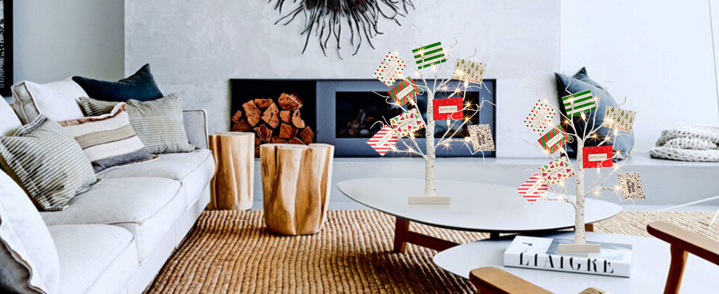 EAMBRITE Weihnachtsbaum mit Gutscheinen, Geldbaum - Geschenkhaltem