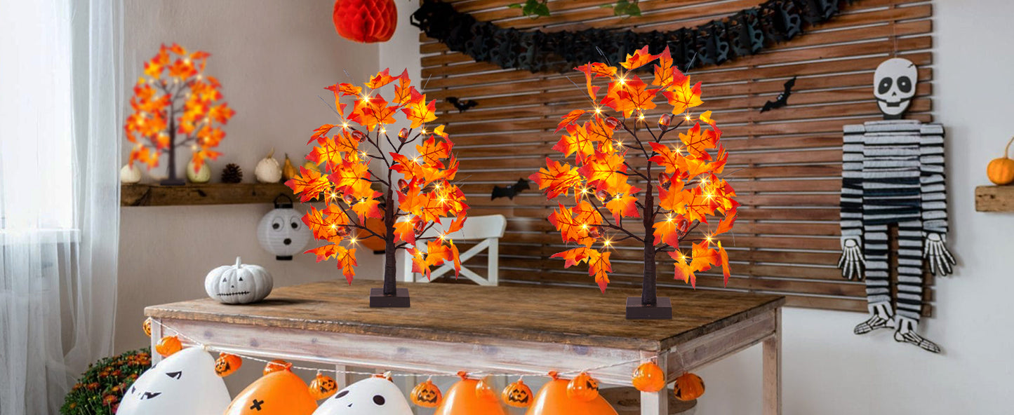 EAMBRITE Lighted Maple Tree Fall Decor