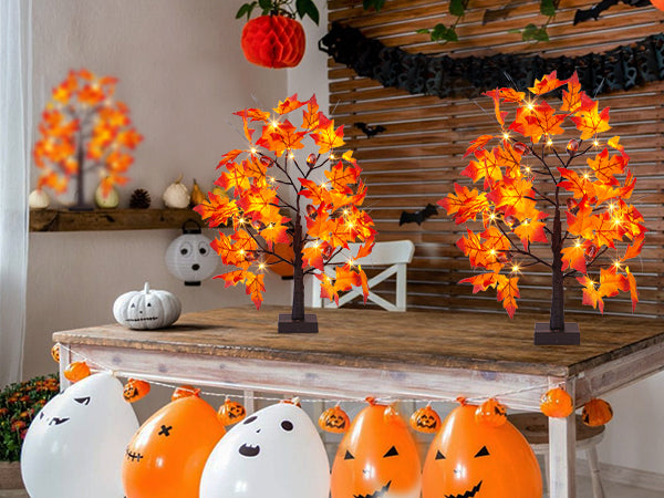 EAMBRITE Lighted Maple Tree Fall Decor