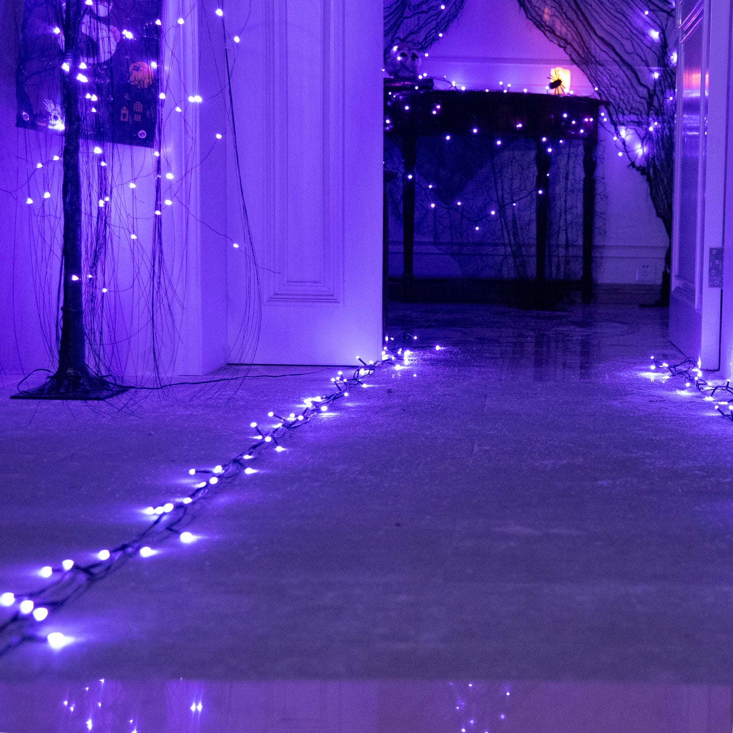 EAMBRITE 万圣节装饰 200 个 LED 万圣节灯串,带恐怖音乐
