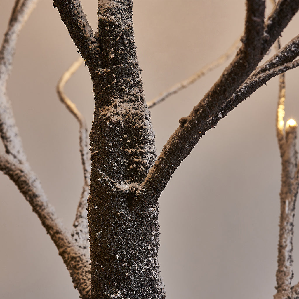 EAMBRITE drzewo bonsajowe ośnieżone o wysokości 24 cali, napędzane bateriami