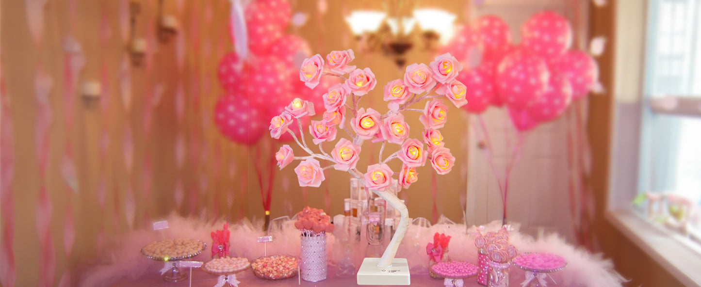 EAMBRITE Rose Flower Lamp