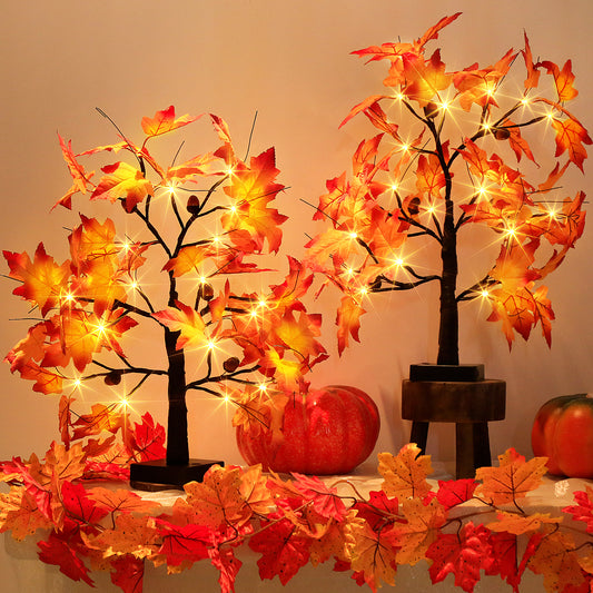EAMBRITE Lighted Maple Tree Fall Decor