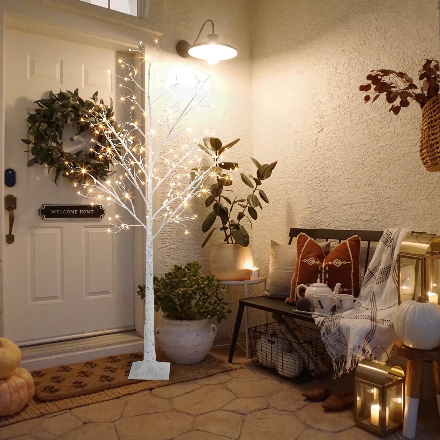 EAMBRITE 6FT Prelit Birch Tree