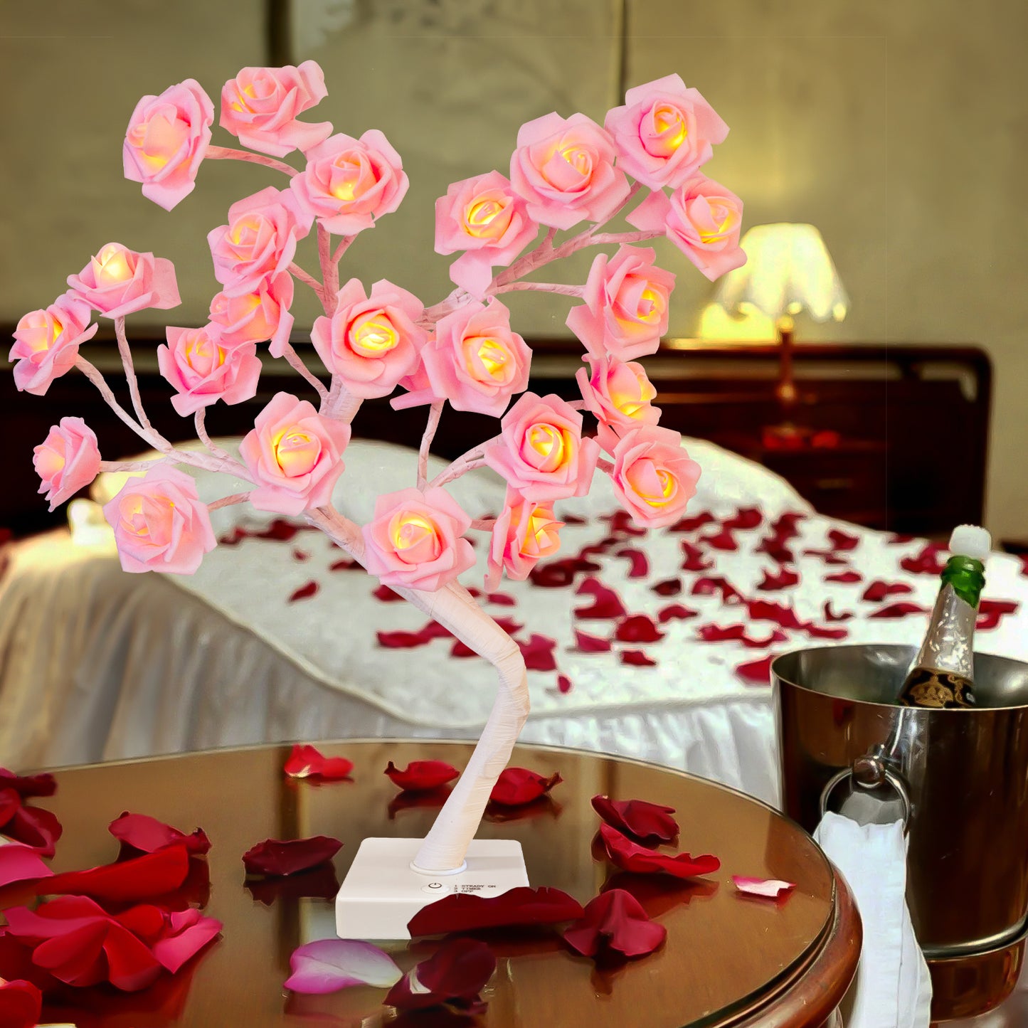 EAMBRITE Rose Flower Lamp
