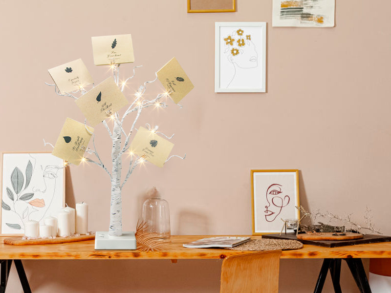 EAMBRITE Money Tree Gift Holder, Gift Card Tree 2FT 24LED