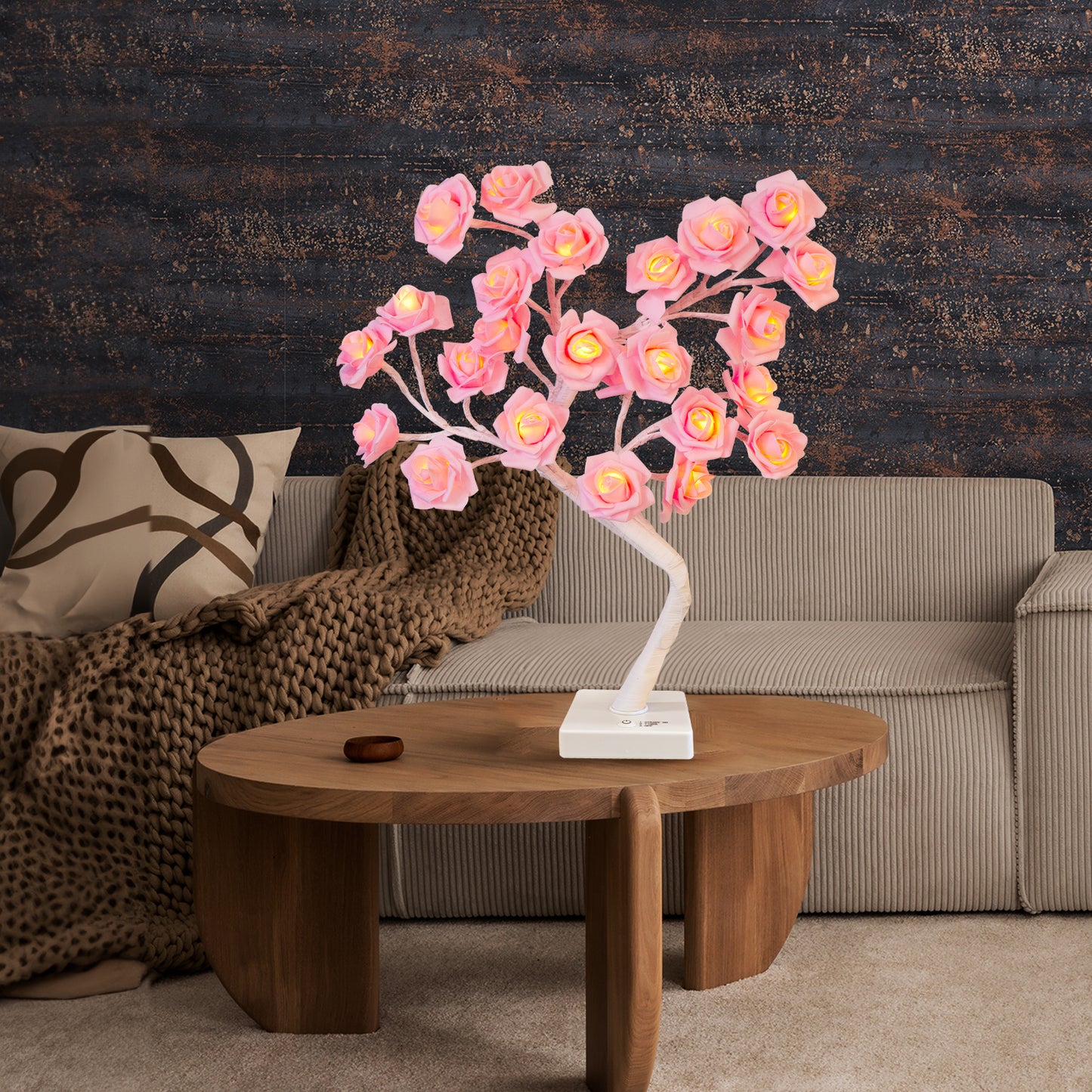 EAMBRITE Rose Flower Lamp