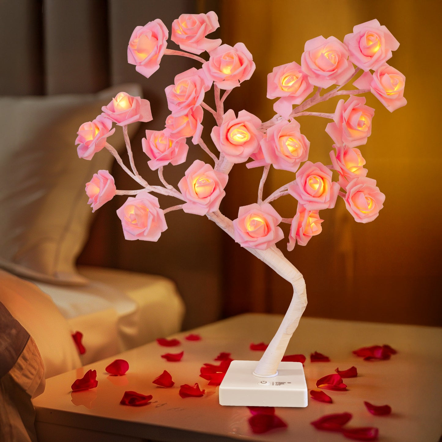 EAMBRITE Rose Flower Lamp