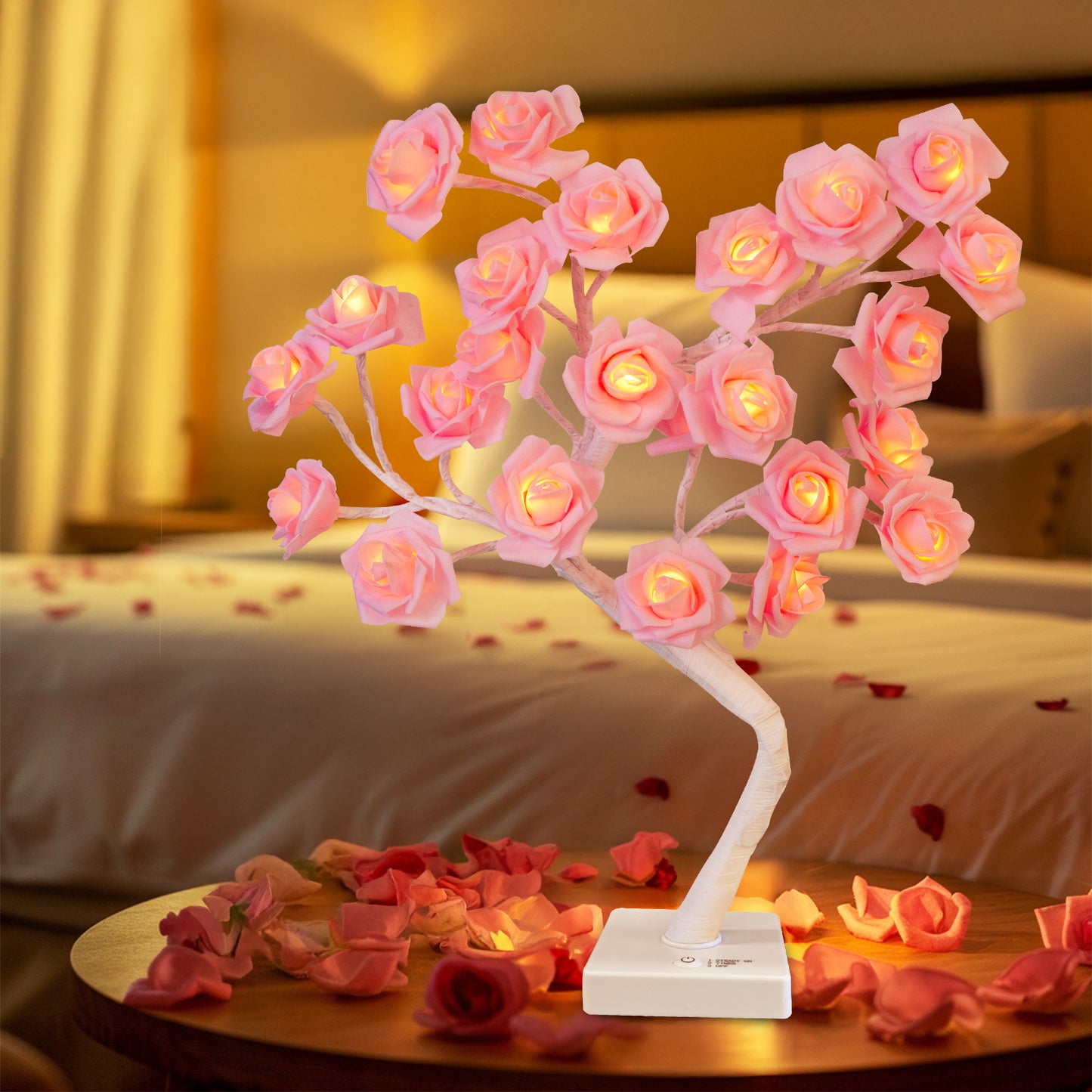 EAMBRITE Rose Flower Lamp