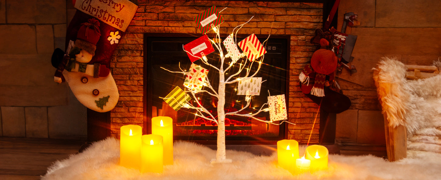 EAMBRITE Weihnachtsbaum mit Gutscheinen, Geldbaum - Geschenkhaltem