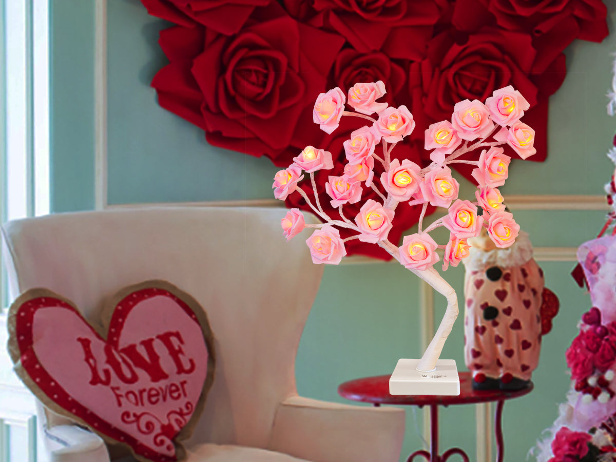 EAMBRITE Rose Flower Lamp