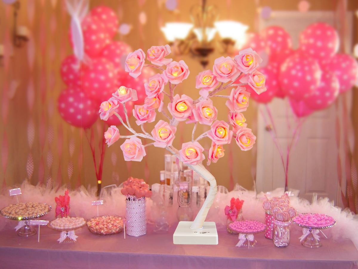EAMBRITE Rose Flower Lamp