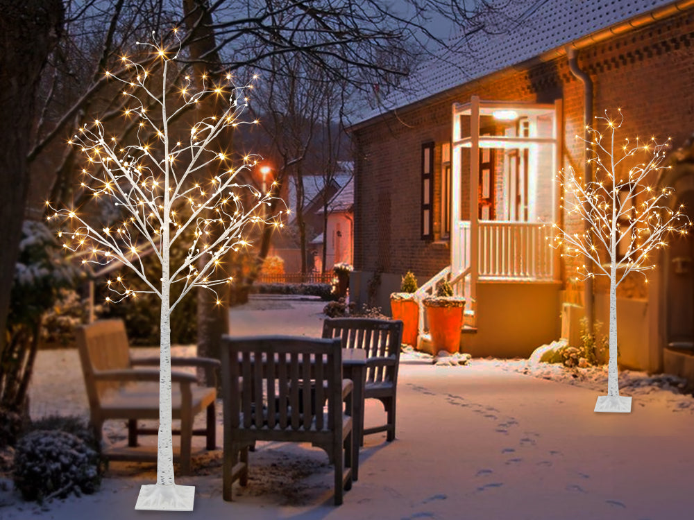 EAMBRITE 6FT Prelit Birch Tree
