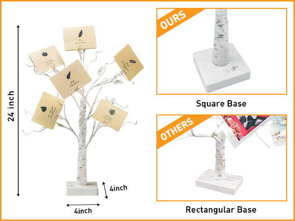 EAMBRITE Money Tree Gift Holder, Gift Card Tree 2FT 24LED