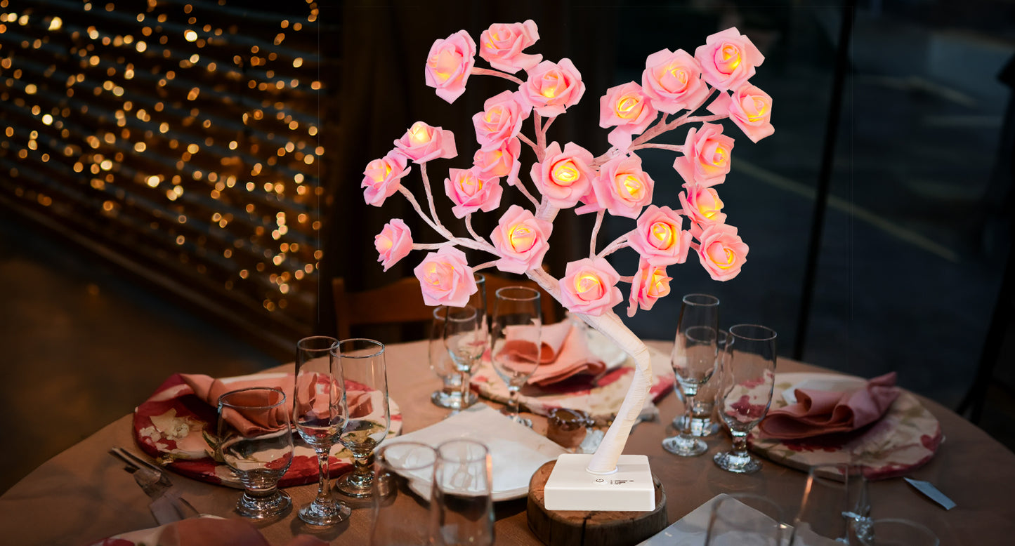 EAMBRITE Rose Flower Lamp