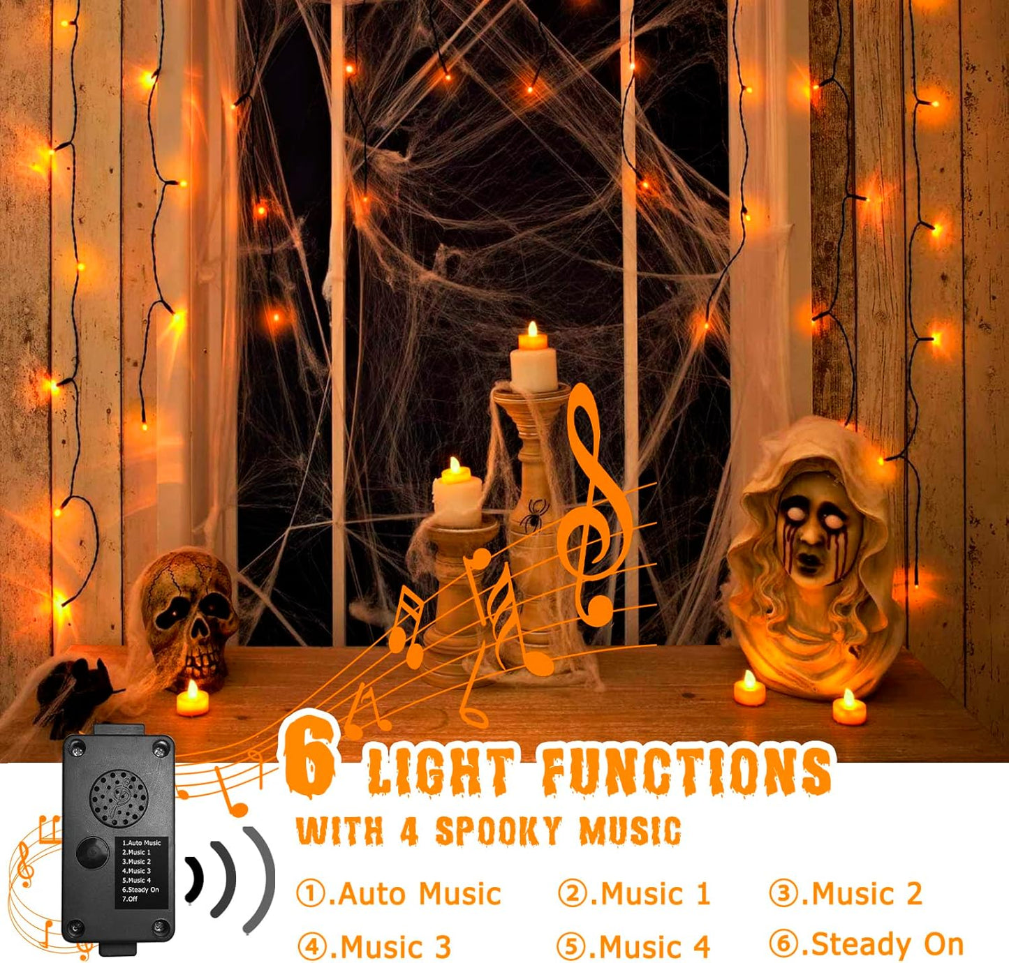 TETETATA Halloween Lights