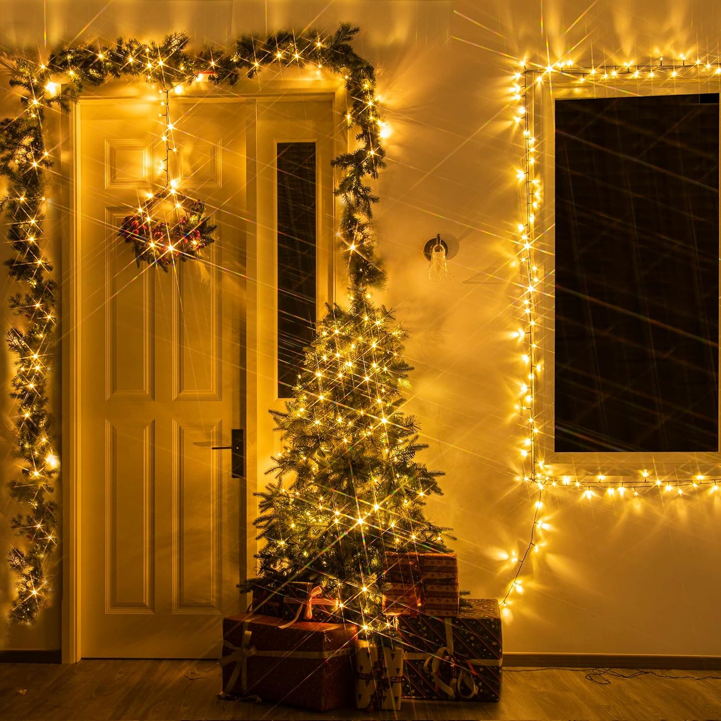 TETETATA Christmas Tree Lights Warm White,