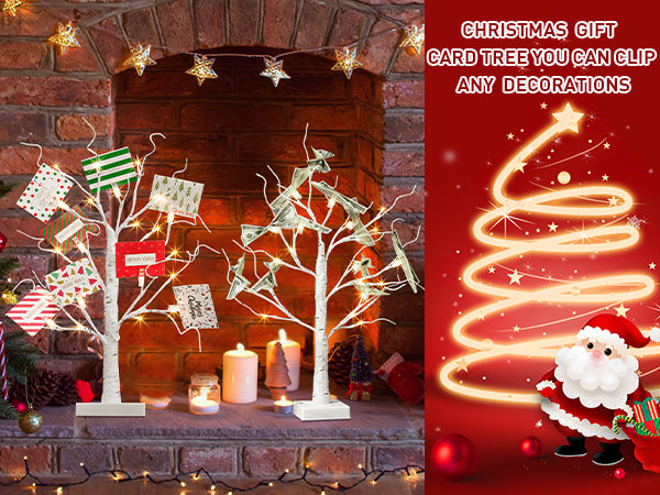 EAMBRITE Weihnachtsbaum mit Gutscheinen, Geldbaum - Geschenkhaltem