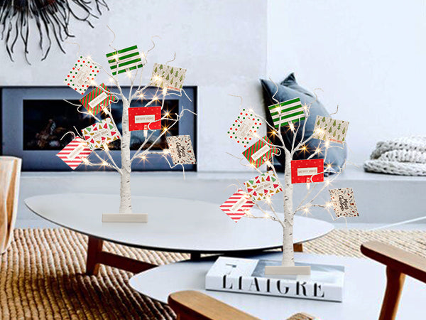EAMBRITE Weihnachtsbaum mit Gutscheinen, Geldbaum - Geschenkhaltem